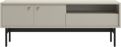 Selsey Olar - RTV-kast met twee deuren, een lade en een nis van 154 cm - Kashmir