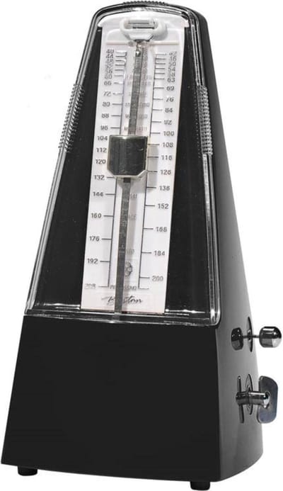 Metronoom - Boston BMM-60-BK - Analoog - Met bel - 40-208 bpm - Zwart