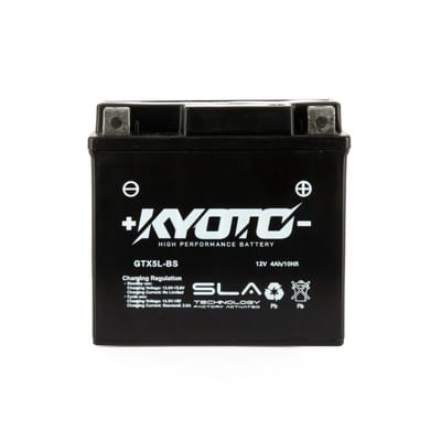 Batterie SLA Kyoto pour Moto Beta 450 Rr 4T 2005 à 2014 YTX5L-BS / 12V 4Ah Neuf