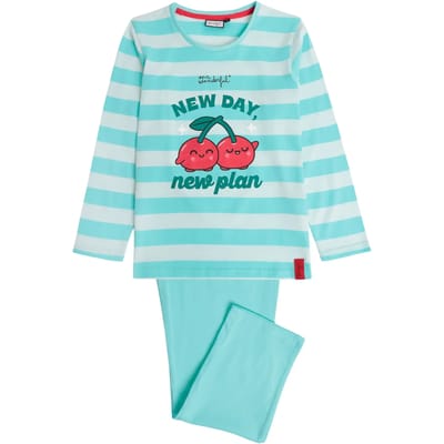 Pyjama-sets Admas Pyjama broek top lange mouwen New Day Plan