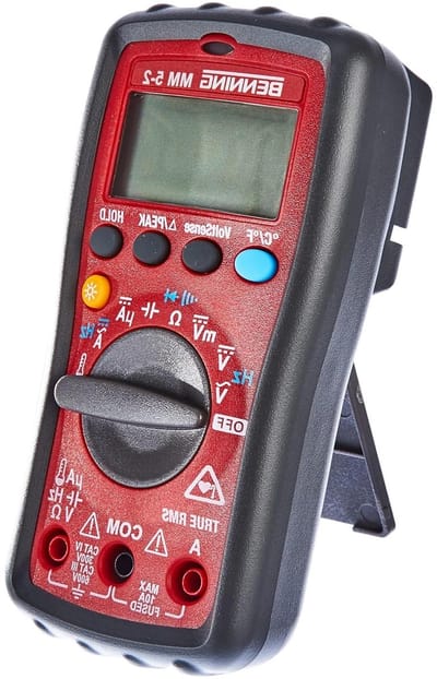 Digitale Multimeter - Meetinstrument - Elektrische Metingen - True RMS Meting - Compact Formaat - Rood Zwart