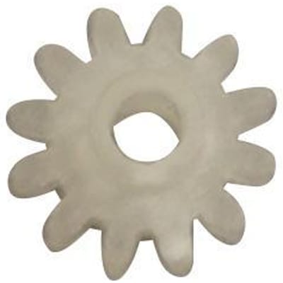 BDP217 Engrenage de compteur de vitesse et de kilométrage pour Fiat 12 dents Diamètre 6,5 mm Épaisseur 5,8 mm Diamètre du trou 1,5 mm