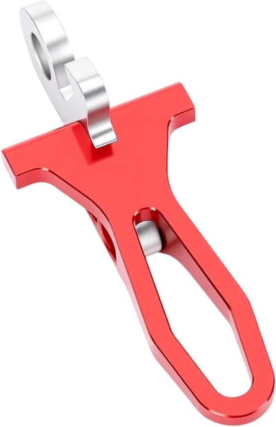 Vouwfiets Zadelpenklem - Fiets Accessoire - Dagelijks Fietsen - Snelle Installatie - Lichtgewicht - Rood