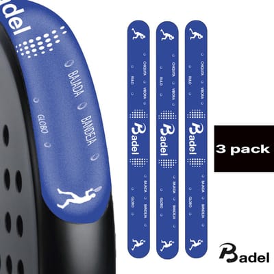 Badel® Padel Protector Sticker – 3 Stuks – Lichtgewicht Frame Bescherming – Geen Invloed op Balans