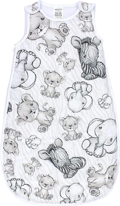 Babyslaapzak - Trappelzak Slaapzak baby - Comfortabel slapen - Mouwloos met zijrits - 2.5 Tog - Niet gespecificeerd