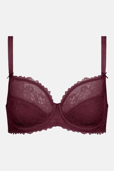 Mey - Fabulous Niet Voorgevormde BH Boysenberry - maat 80F - Rood