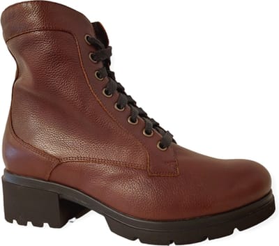Durea - 9785 K - Hoge sneakersVeterlaarzenDames veterschoenenDames sneakersHalf-hoge schoenen - Kleur: Bruin - Maat: 40.5