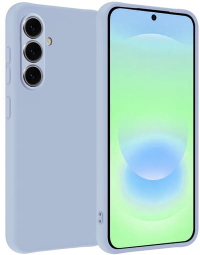 Hoesje Geschikt voor Samsung Galaxy A37 - Sterk & Shockproof - Hoes Cover - Siliconen Case - Lichtblauw