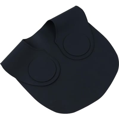 Long Châle en Silicone pour Cheveux pour Coupe de Cheveux Teinture Cape de Coiffure Salon de Coiffure Imperméable Enveloppement de Cou Protecteur de Cou Cheveux noir