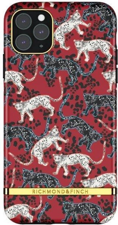 Richmond & Finch Samba Red Leopard luipaarden hoesje voor iPhone 11 Pro - rood
