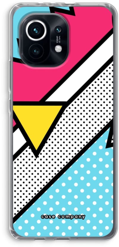 Case Company® - Hoesje geschikt voor Xiaomi Mi 11 hoesje - Pop Art #3 - Soft Cover Telefoonhoesje - Bescherming aan alle Kanten en Schermrand