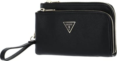 GUESS Avondtas Double Flat Pouch Black Zwart