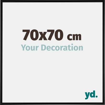 Your Decoration - Fotolijst 70x70 cm - Aluminium - Zwart Mat - Kent