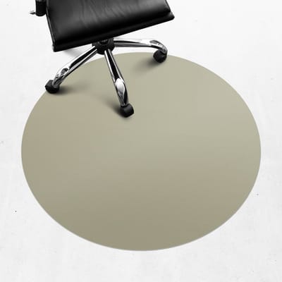 Wallfluent - Vloerbeschermer Gedroogde olijven - 100 cm - Lichtgroen Vloerbeschermer Bureaustoel - Rond - Vloerbeschermer Harde Vloer-Stoel Mat-Werkplekdecoraties - Pastel- en aardse kleuren