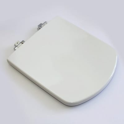 Toiletbril - WC deksel - Badkamer vernieuwen - Softclose scharnieren - 42 x 36 cm - Wit