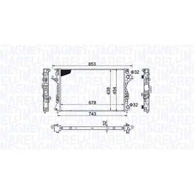 Radiator MAGNETI MARELLI 350213152200