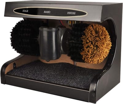 Automatische Schoenpoetser - Schoenpoetsmachine Elektrisch - Schoenen Poetsen - Automatische Inductie - 380X210X310mm - Goud