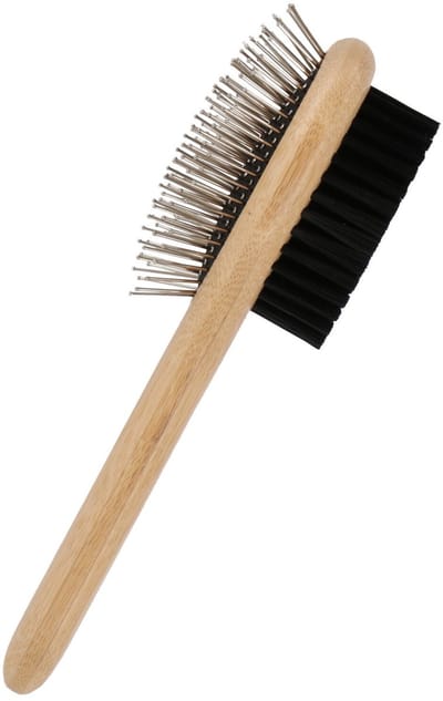 Beaubeau Dubbelzijdige Borstel Bamboo - Verzorging - 19x5.2x3 cm Small