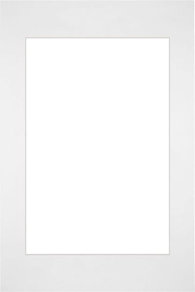 Passe-Partout Fotomaat 30x45 cm - Lijstmaat 40x60 cm - Wit - Museumkarton - Fotolijst niet inbegrepen