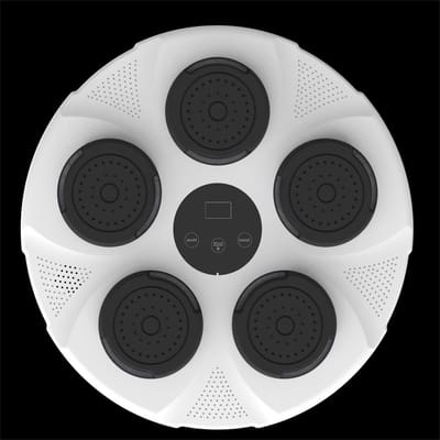 Muziek Boksmachine - Smart Boksmachine - Fitness Training - Flash Hitting Point - 43 x 43 cm - Wit