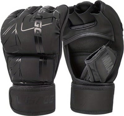 Nivard MMA Handschoenen - Gloves - Sparring Handschoenen - Heren - Dames - Grappling - Bokshandschoenen - Zwart