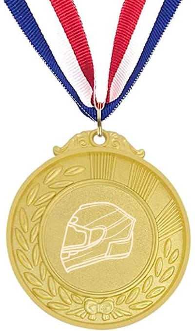 Akyol - helm medaille goudkleuring - Motor - de motorliefhebbers - motor - motorrijden