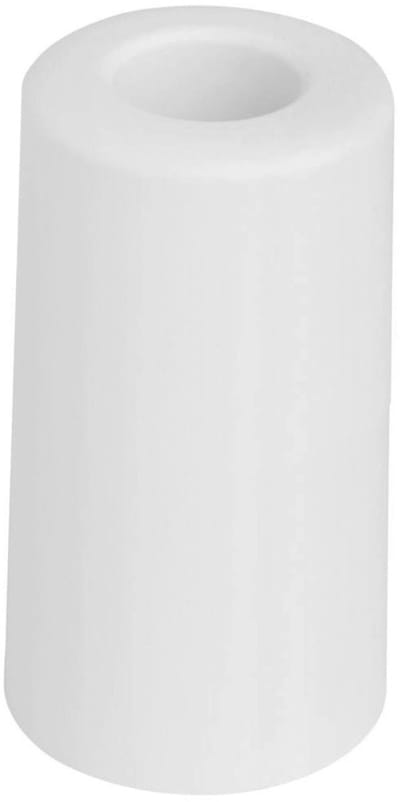 Deurstopper (4 cm diameter, 7,5 cm hoogte, wit)