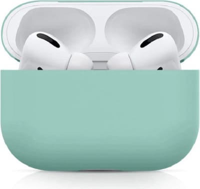 New Age Devi - hoesje geschikt voor Apple AirPods Pro - Soft Case - Cover - One-piece - Siliconen - Mint