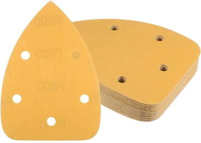 Dailygoods - 18 stuks schuurpapier - schuurmachine - Perfect voor polijsten - 9,9 inch x 5,5 inch - Korrel 800 - Geschikt voor meubels - Houtbewerking