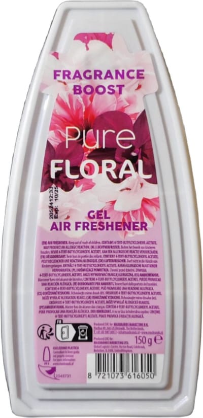 Gel luchtverfrisser- Gel Air Freshener- Fragrance Boost- PURE FLORAL- Toilet Verfrisser 2 STUKS