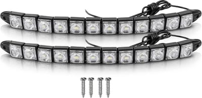 Dailygoods - 2 Stuks 12LED Auto Dagrijverlichting - Waterdichte Mistlampen
