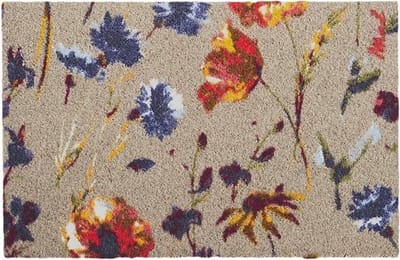 Mad About Mats - Margo - deurmat - bloemen - schoonloop/scraper - wasbaar - 50x75cm