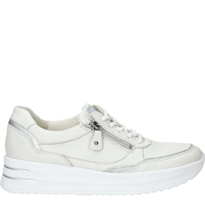 Dames Veterschoenen Waldlaufer H-arianna Weiss Silber Wit - Maat 4