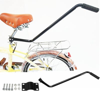 Fiets Trainer Handvat - Hulp Stuur - Kinderen Leren Fietsen - Antislip Metalen Constructie - 71 cm - Niet gespecificeerd