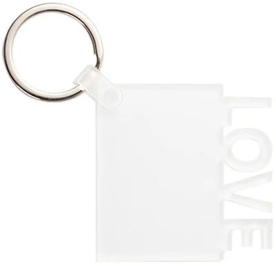 Nevolis® Acryl Sleutelhanger LOVE – Stijlvol en Duurzaam – Perfect als Romantisch Cadeau