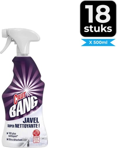 Cillit Bang Spray - Bleek & Hygiene - 500ml - Voordeelverpakking 18 stuks