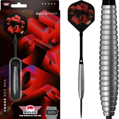 Bull's Chaos Red 90% - Dartpijlen