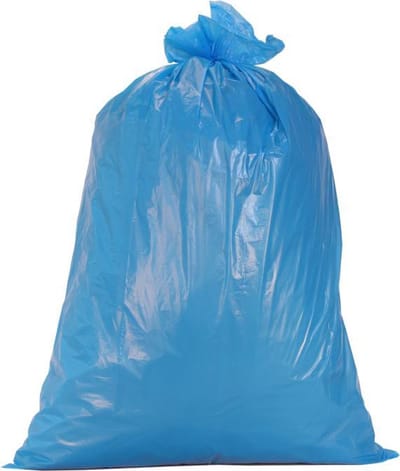 Afvalzak HDPE 70x110cm T25 Blauw  doos 500 zakken