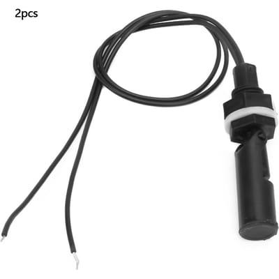 Capteur de niveau d'eau de réservoir en PP 2 pièces, interrupteur à flotteur horizontal à montage liquide(D Type) black