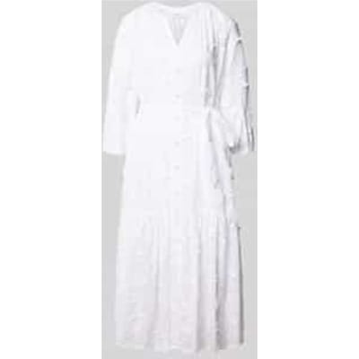 Comma  Dresses White Maat: 38 | Midi Jurken Outlet | Dames | Wit