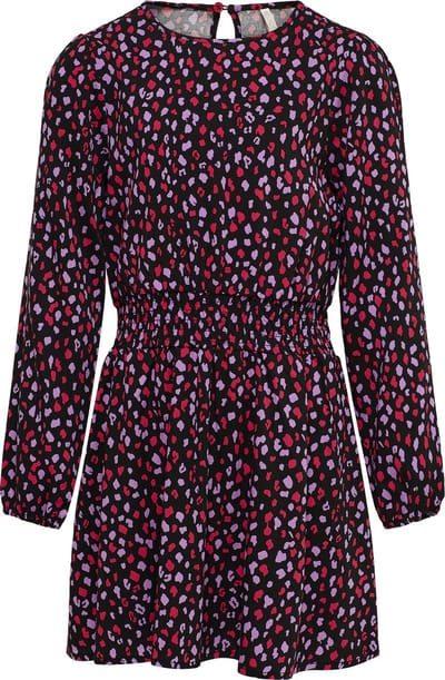 Kids ONLY KONSCARLETT-SOLVEIG L/S DRESS PTM Meisjes Jurk - Maat 158