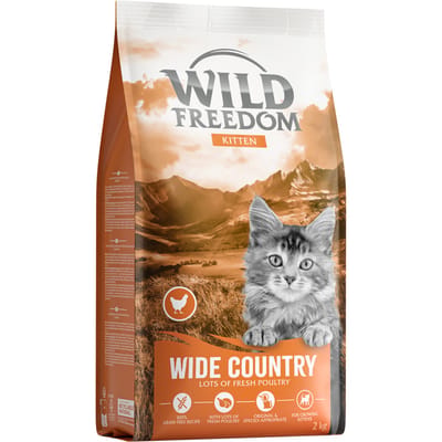 Wild Freedom Kitten "Wide Country" Gevogelte - graanvrije receptuur - Nieuw Receptuur: 2 kg