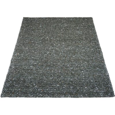 Vloerkleed Pool Donker Groen 434 - 140 x 200 cm - Wol Hoogpolig Vloerkleed – Japandi / Modern Design