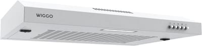 Wiggo WE-D630V(W) – Onderbouw Afzuigkap 60 cm – Wit – 200 m³/h – Knoppenbediening – LED Verlichting – Energieklasse D – 5 jaar garantie