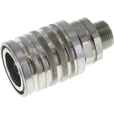 Stalen DN 12.5 Hydraulische Koppeling Snelkoppeling 12 mm S Knelring ISO 7241-1 A/8434-1 D 20.5mm