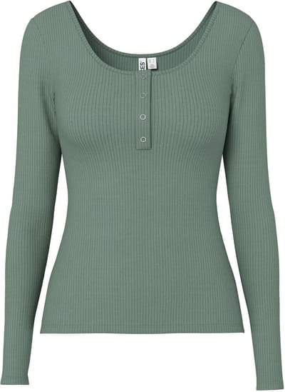 PIECES - PCKITTE LS TOP JRS NOOS BC - Dames - Blouses