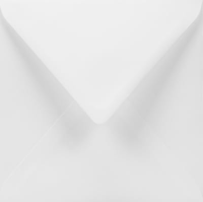 Gladde witte enveloppen vierkant K4-155 - 155 x 155 mm - 50 stuks - NK natgelijmde - 100 gram - Lessebo - Netuno