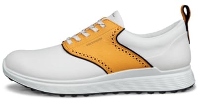 Ecco M Golf S-Casual Heren Golfschoenen Wit Geel Zwart