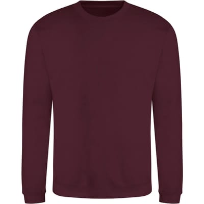 Classic Campus Shorts/Korte Broek merk Just Hoods Burgundy Rood - S
