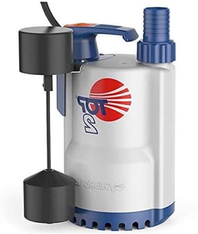 Elektrische Dompelpomp - Afvoerpomp Waterpomp - Kelders Leegpompen - Magnetische Vlotterschakelaar - 260 l/min - Grijs